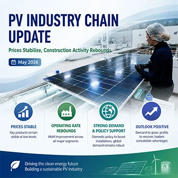 Những diễn biến mới nhất trong Chuỗi Công nghiệp PV vào tháng 5 năm 2026: Giá ổn định và hoạt độn...